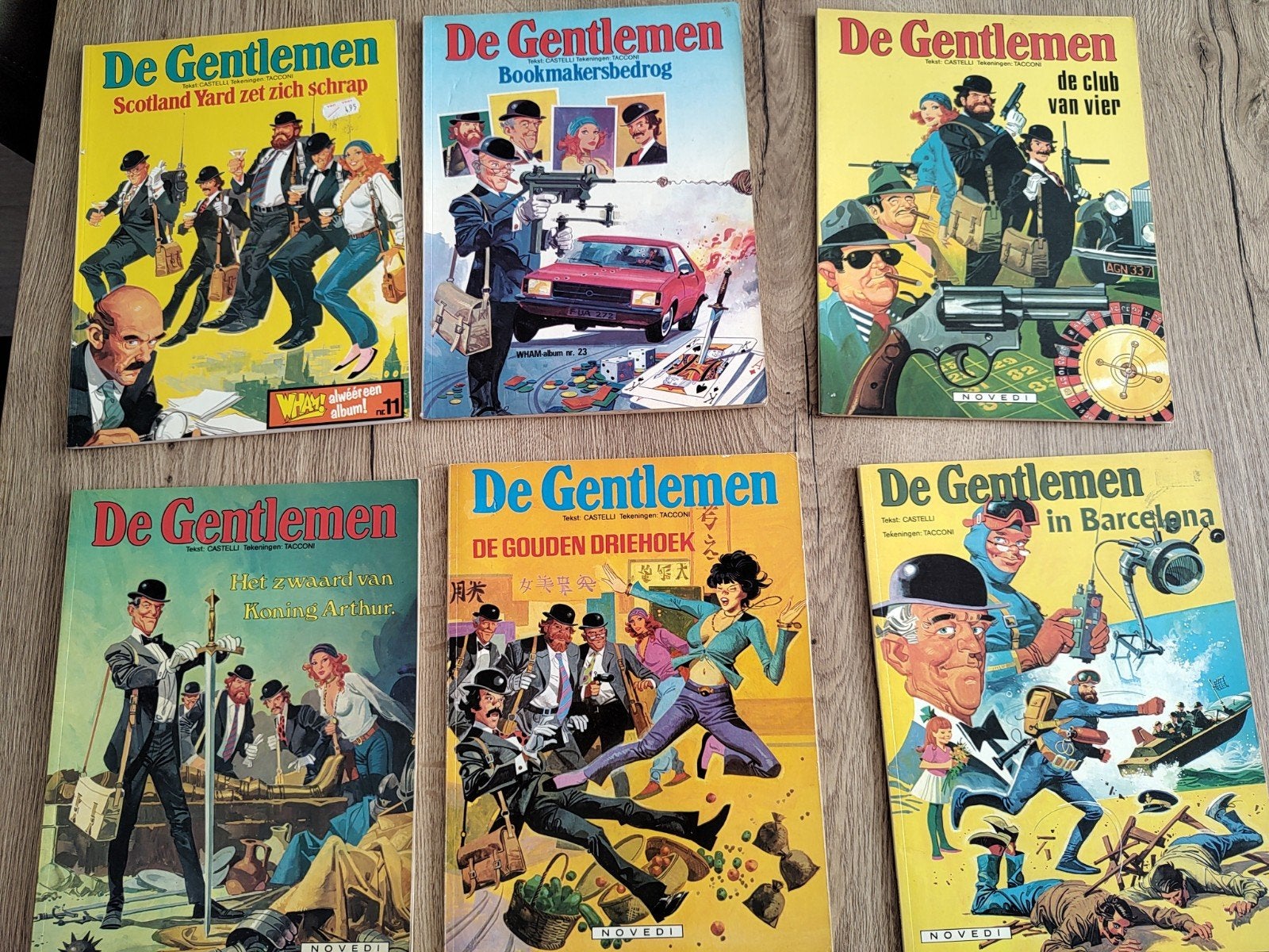 De Gentlemen stripboeken - Complete serie, Ophalen of Verzenden