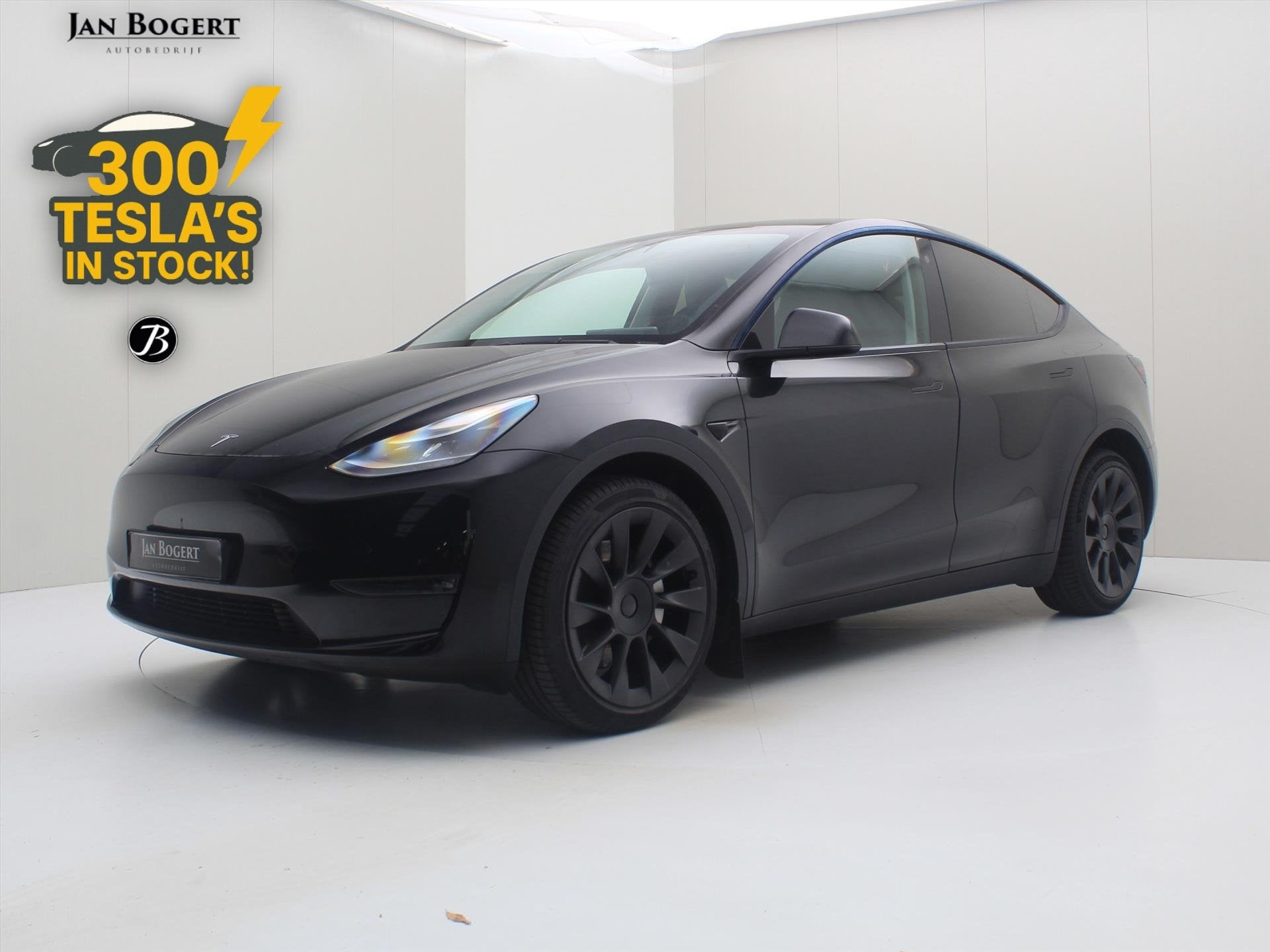 Tesla Model Y Long Range AWD 75kWh 351pk 94.9% SoH [ AMD RYZ, Auto's, Automaat, Gebruikt, Zwart, Zwart