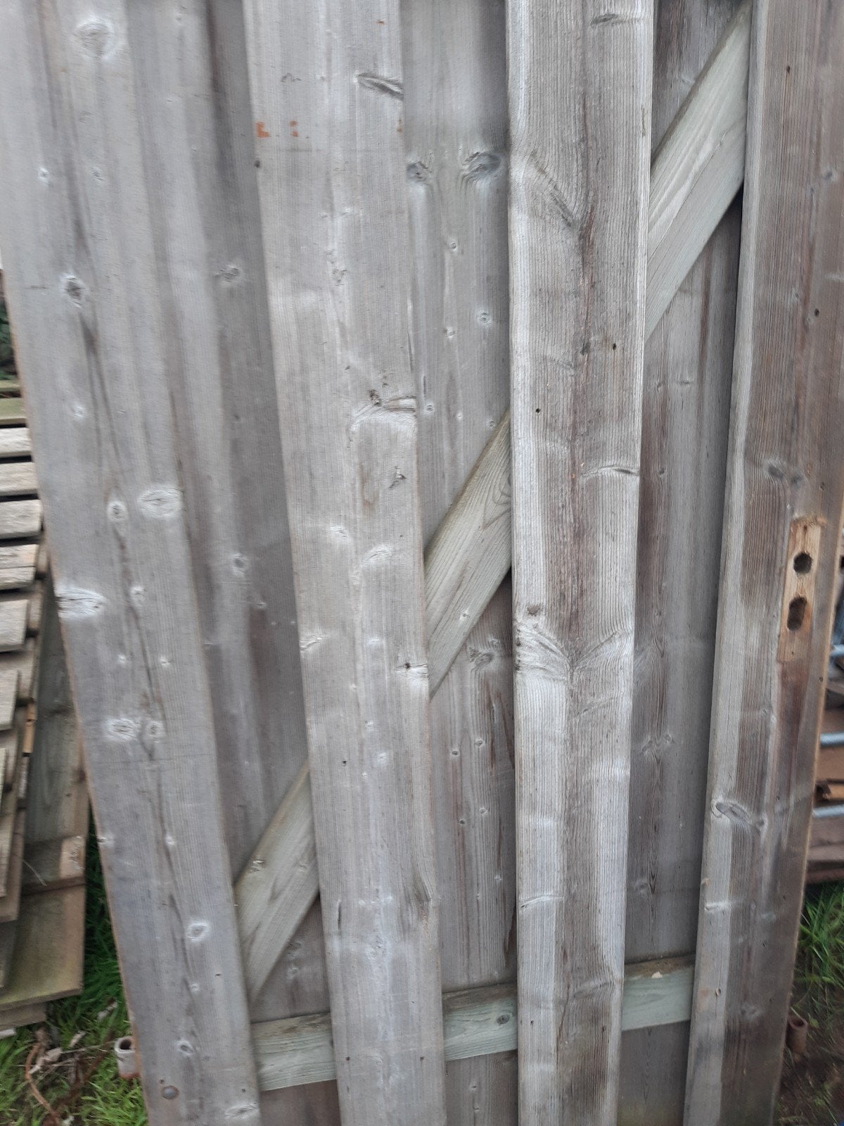 partij gebruikte, geïmpregneerde tuinschermen, 1,80 x 1,80 m, Ophalen, Minder dan 3 meter, Hout, 1 tot 2 meter
