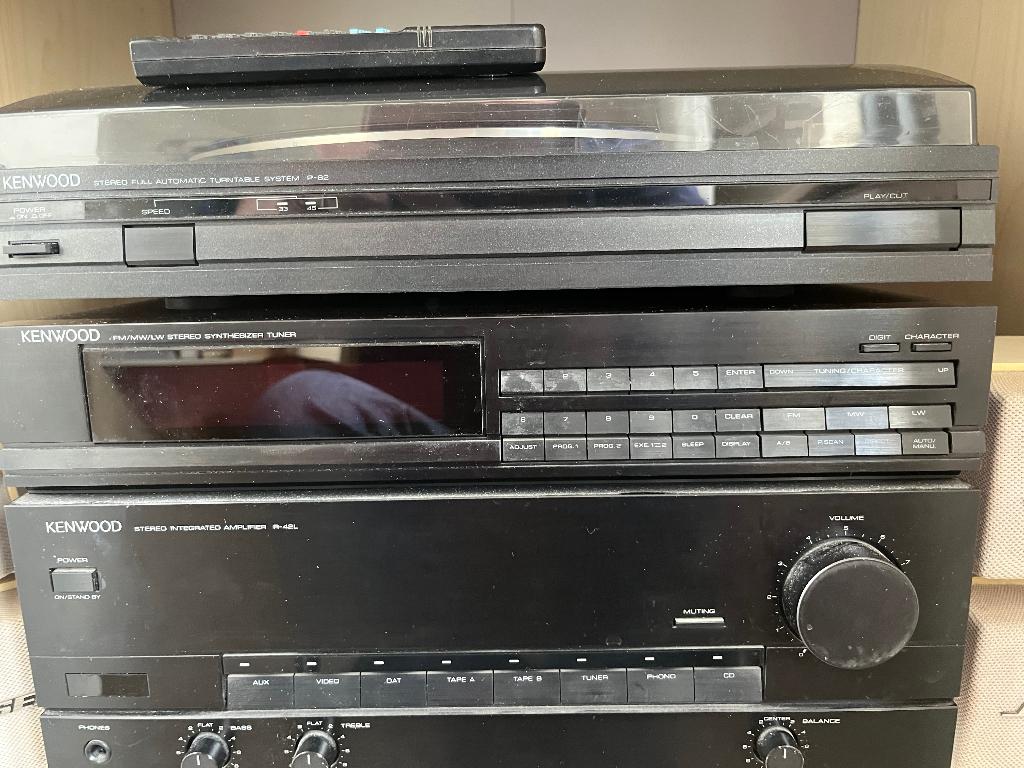 Kenwood set met Bose boxen, Gebruikt, Losse componenten, Tuner of Radio, Ophalen