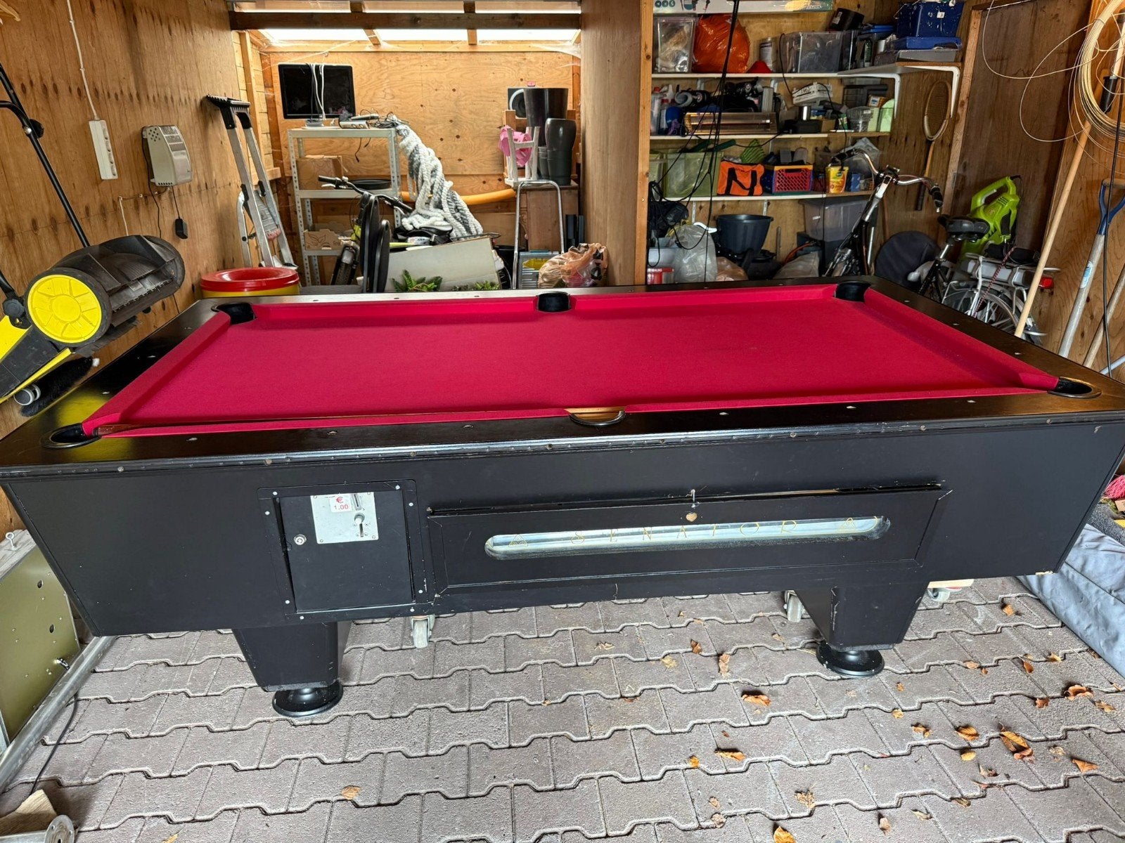 Senator 8 ft pooltafel in nette staat, incl. accessoires, Sport en Fitness, Biljarten en Poolen, Ophalen, Gebruikt, Pooltafel