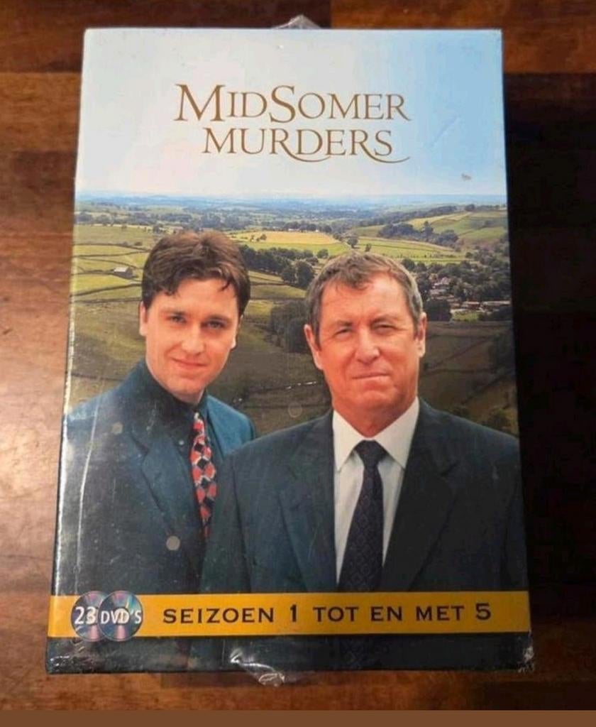 Midsomer Murders Seizoen 1-5  - DVD Boxset, Vanaf 12 jaar, Ophalen of Verzenden, Nieuw in verpakking, Boxset