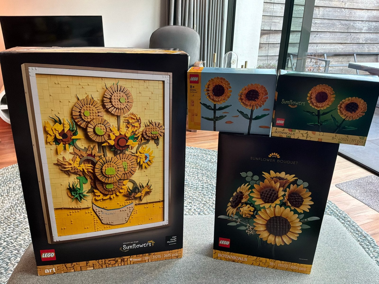Lego Zonnebloem Collectie: 11502, 31215, 2x 40524 NIEUW, Lego, Nieuw, Ophalen of Verzenden, Complete set