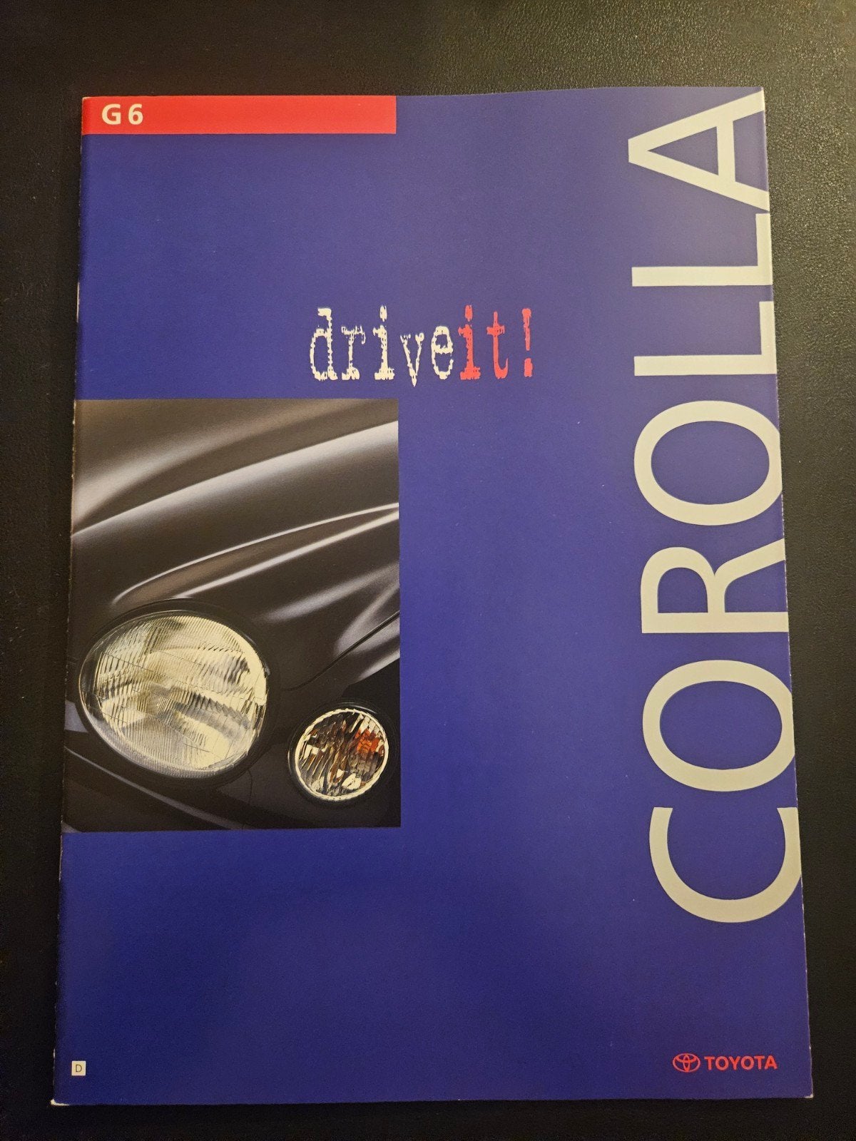 Brochure Toyota Corolla G6 1997 Zwitsers