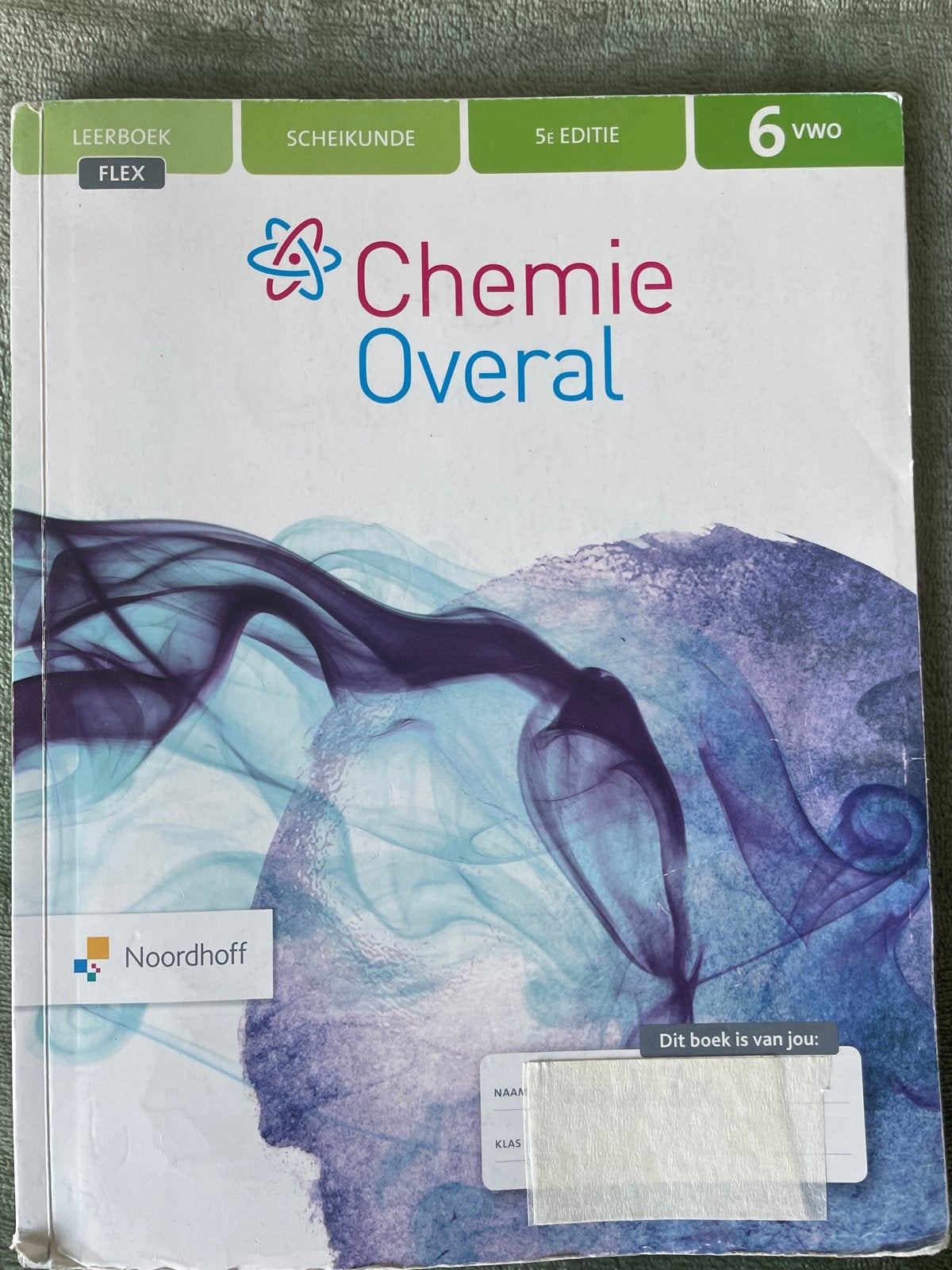 Chemie Overal 6 vwo Scheikunde Leerboek 5e editie, Boeken, Ophalen of Verzenden, Beta, Zo goed als nieuw, WO