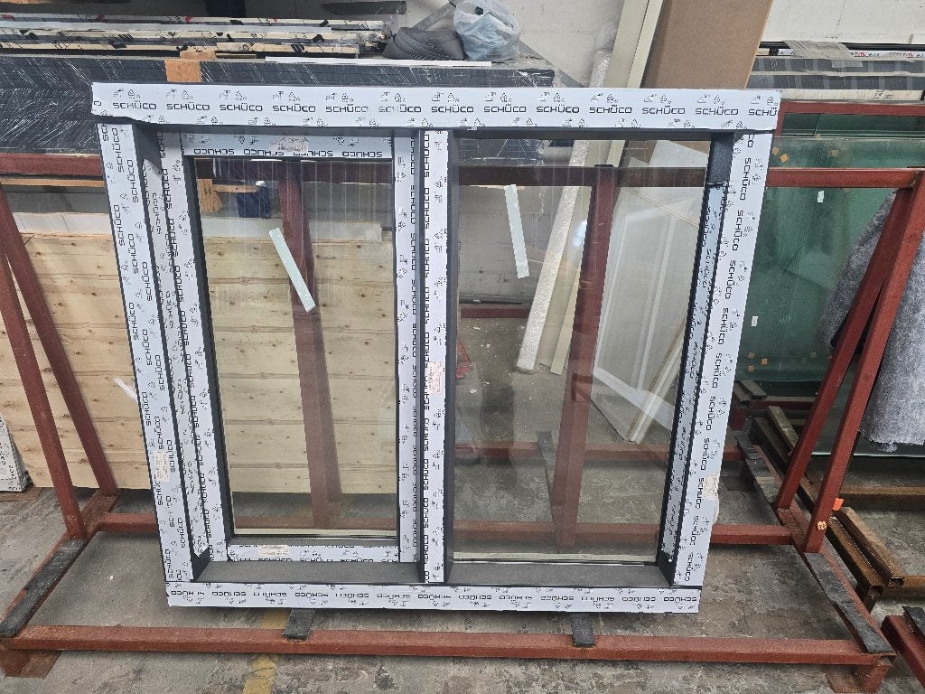Kunststof raam kozijn Schüco (NIEUW), Kunststof, Raamkozijn, Nieuw, Inclusief glas