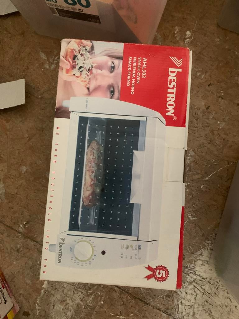 Bestron Snackoven AHL203 - Compacte en handige mini-oven, Witgoed en Apparatuur, Ovens, Minder dan 45 cm, Oven, Ophalen of Verzenden