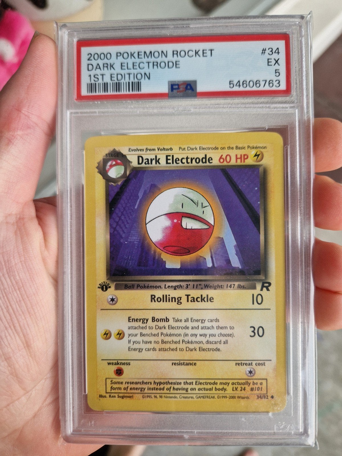 2000 Pokémon Rocket Dark Electrode 1st Edition PSA 5, Ophalen of Verzenden