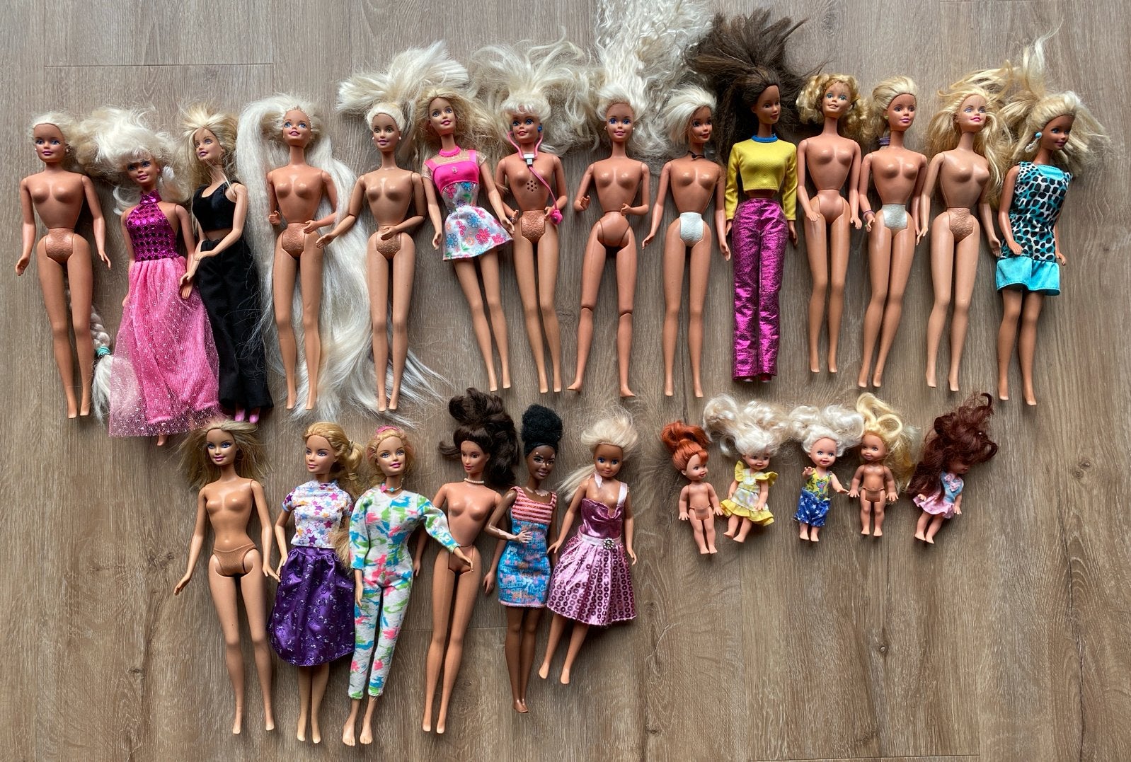 Grote collectie Vintage Barbiepoppen barbie Mattel, Kinderen en Baby's, Ophalen of Verzenden, Gebruikt, Barbie