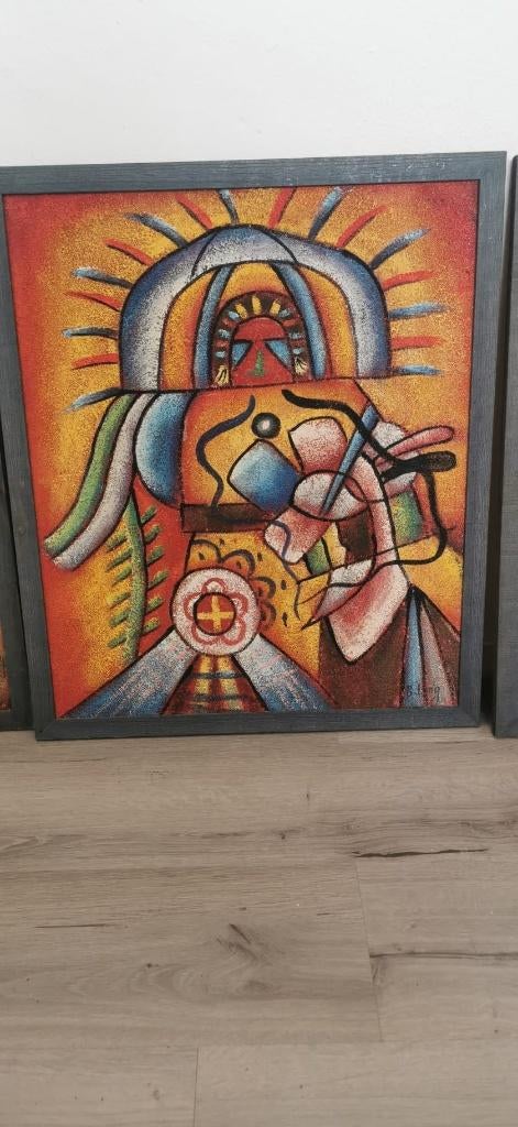 Schilderij van kunstenaar Benjamin Long, Antiek en Kunst, Ophalen