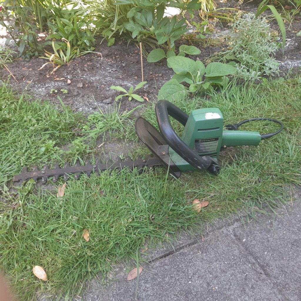 Heggenschaar, Tuin en Terras, Heggenscharen, Ophalen, Gebruikt, Elektrisch, Hitachi