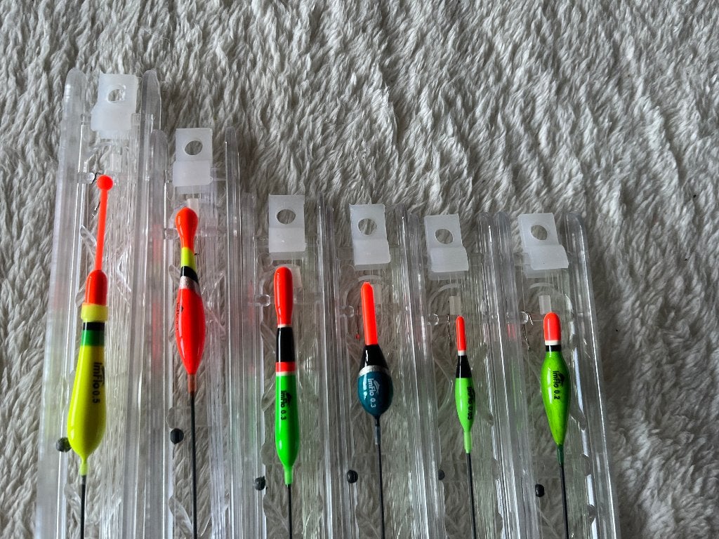 adv 303 / NIEUW mixset 6 dobbertuigjes IMFLO, Ophalen of Verzenden, Nieuw, Dobber of Lood