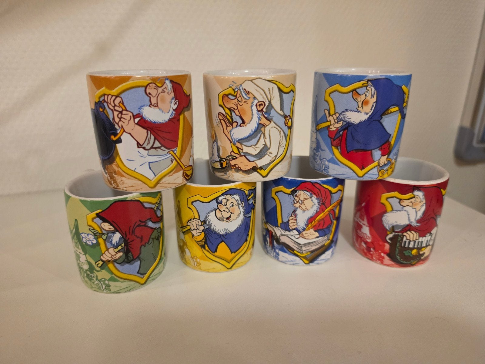 7 x espresso kopje efteling, Ophalen of Verzenden, Zo goed als nieuw
