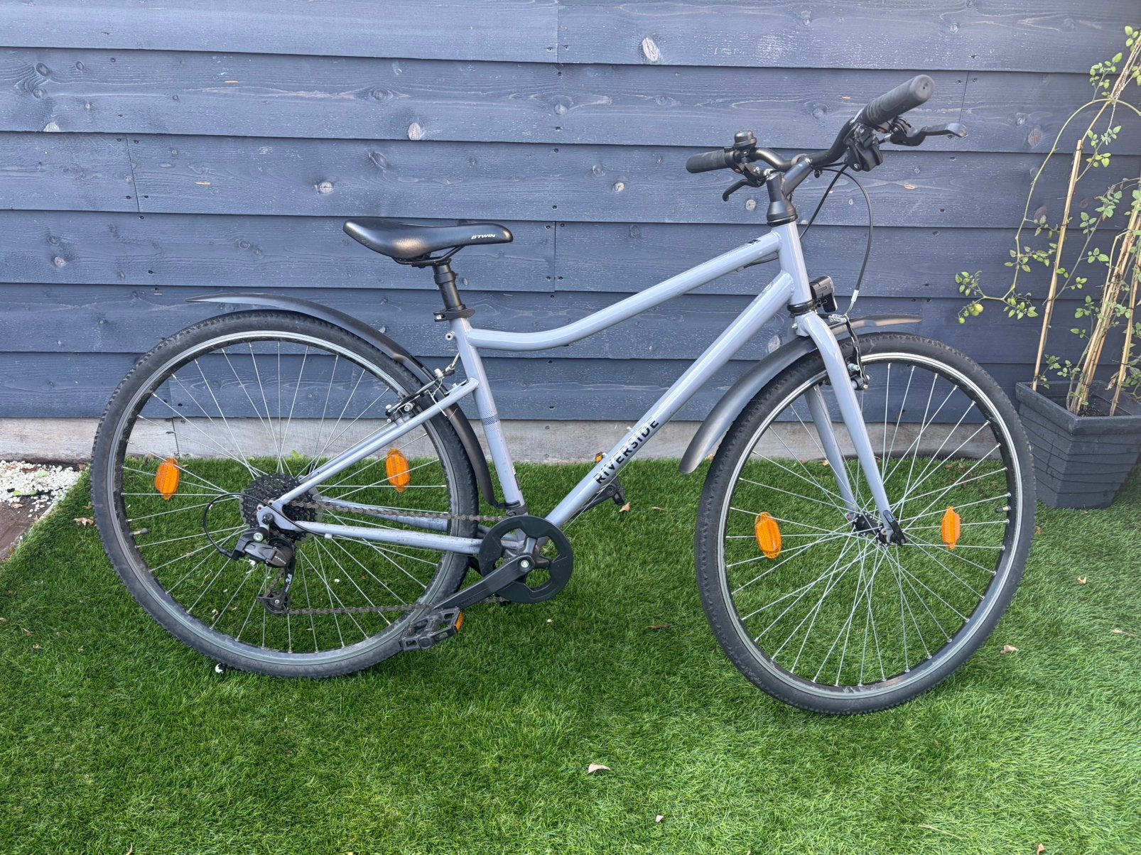 Riverside fiets (Decathlon) rs120 28 inch, Fietsen en Brommers, Gebruikt, Velgrem, Handrem, Ophalen