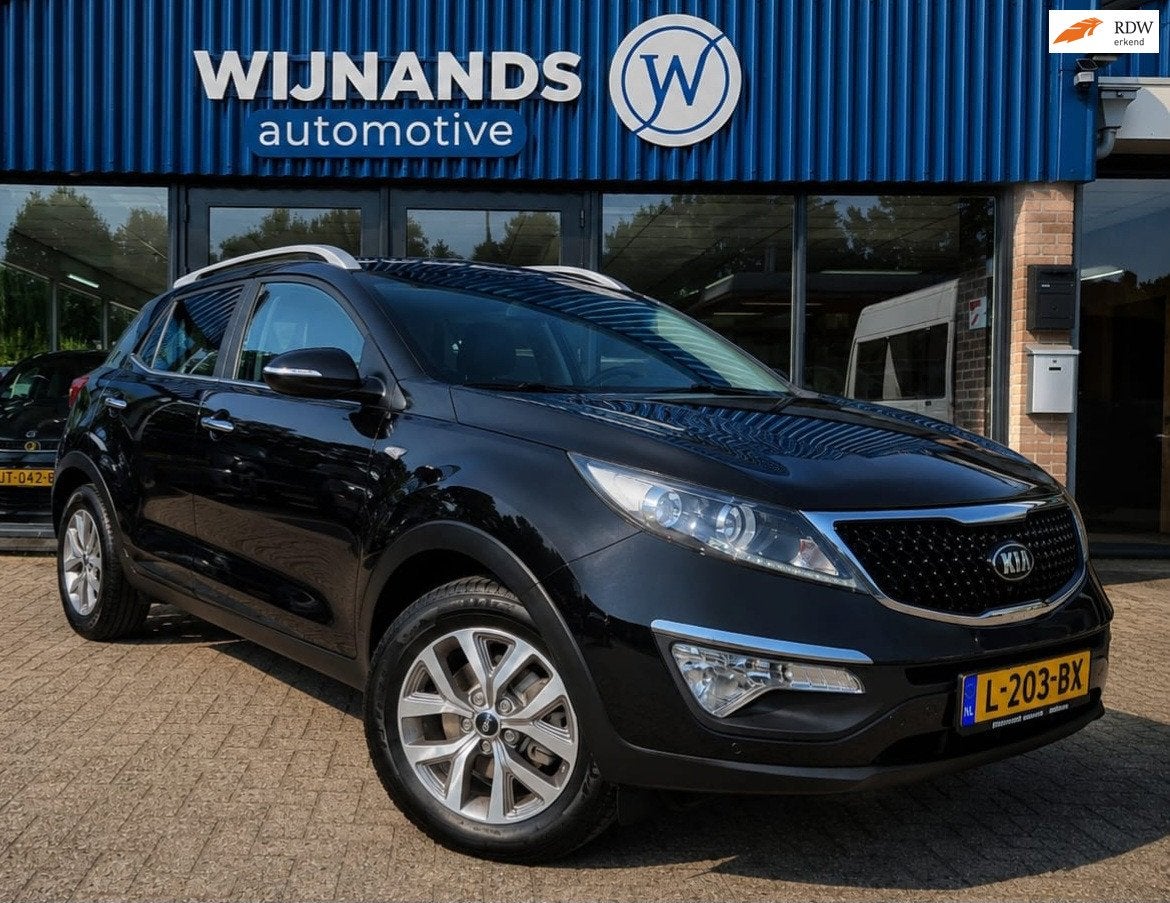 Kia Sportage 1.6 GDI ExecutiveLine Stoelvw Camera Parksens, Auto's, Voorwielaandrijving, 135 pk, 1591 cc, Zwart