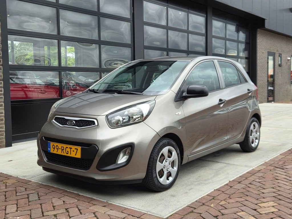 Kia Picanto 1.0 CVVT | Airco | 5 Deurs, Auto's, Voorwielaandrijving, Euro 5, Gebruikt, 400 kg