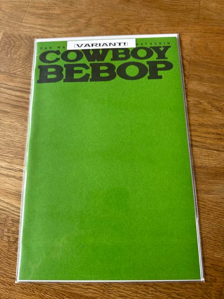 Cowboy Bebop Variant Comic - Groene Cover, Eén comic, Ophalen of Verzenden, Nieuw, Amerika