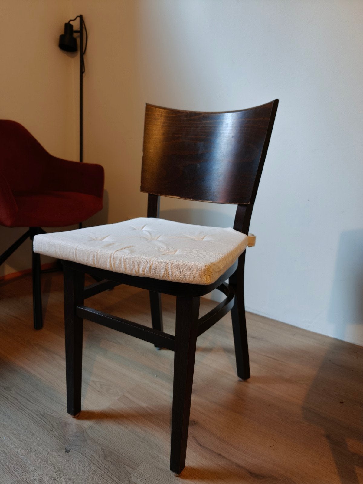 houten stoelen set van 4, Ophalen, Gebruikt, Bruin