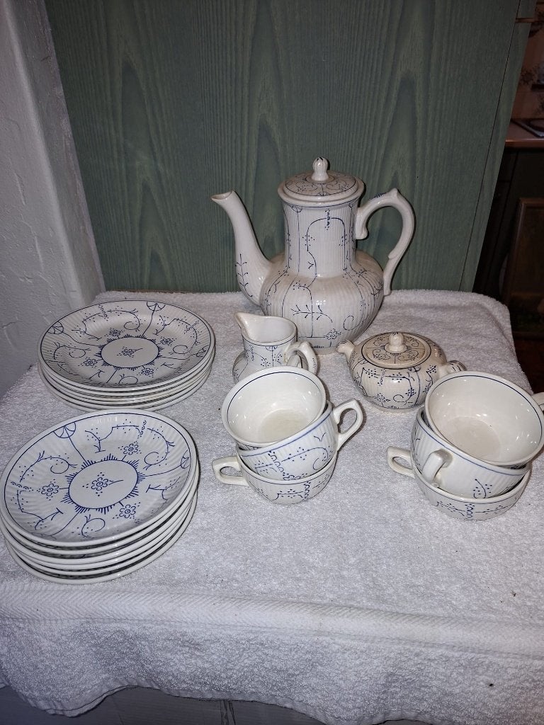 koffieservies Boch, begin 1900, Ophalen of Verzenden