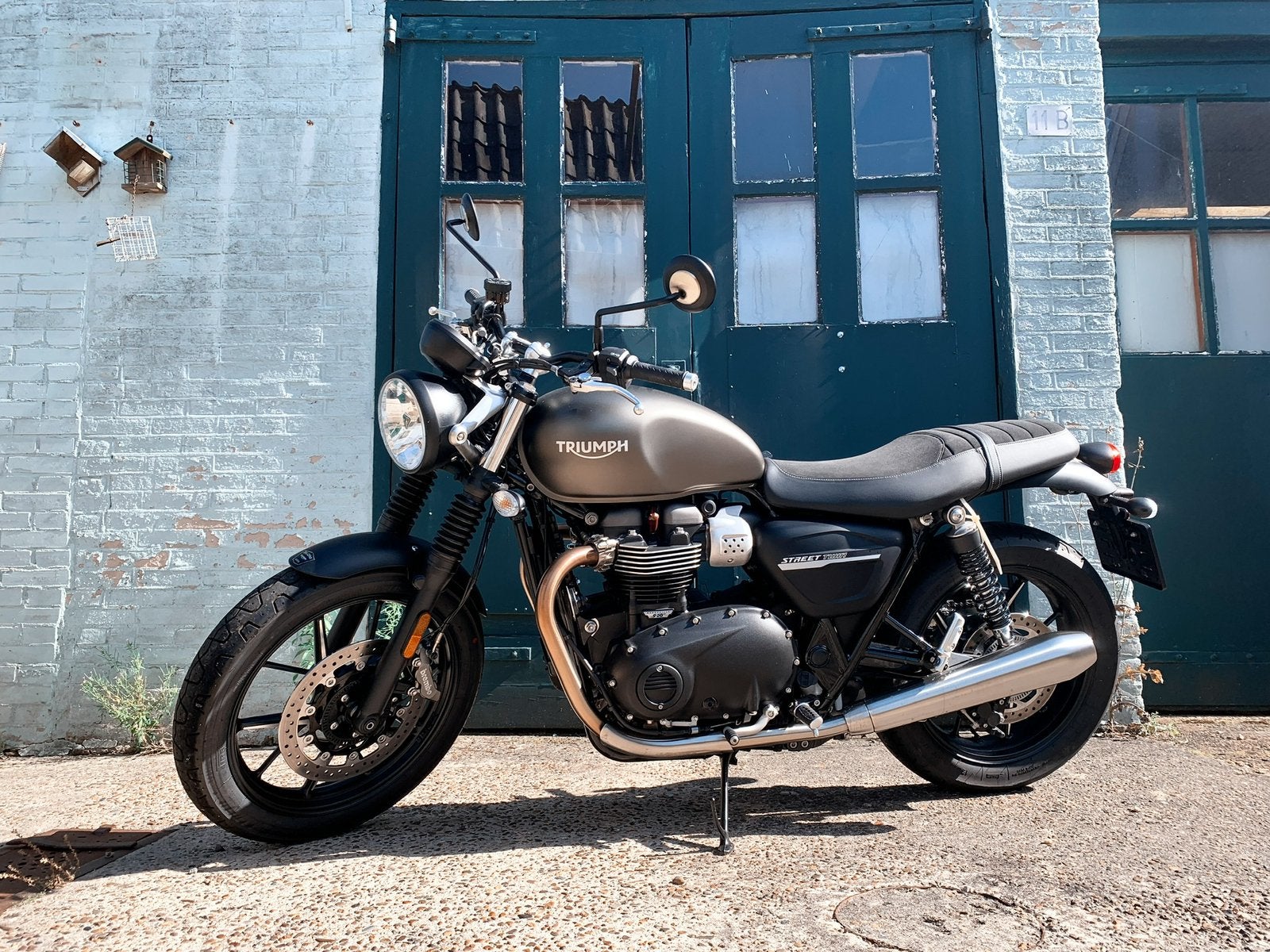 Triumph Street Twin, Matt Ironstone, 900cc, 2021, 13841km,, Motoren, Motoren | Triumph, Particulier, Naked bike, Ophalen