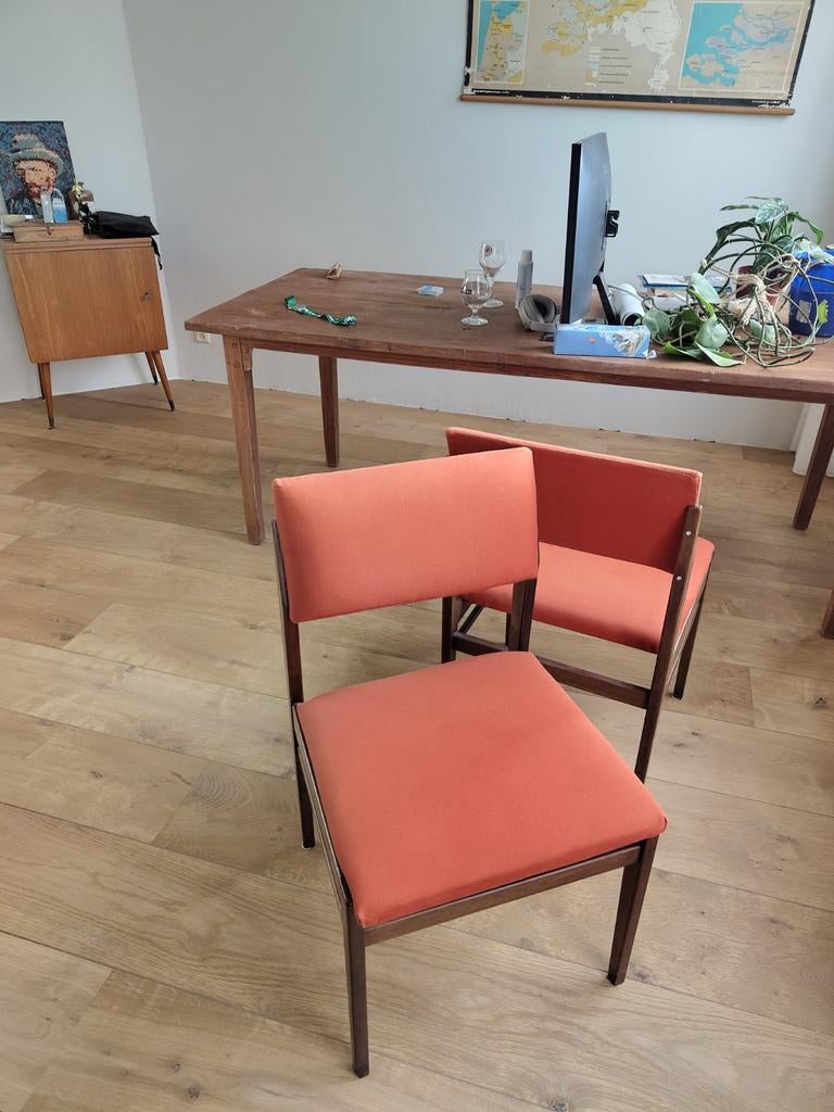 2 Topform stoelen - Vintage design, Huis en Inrichting, Ophalen, Gebruikt, Twee, Overige kleuren