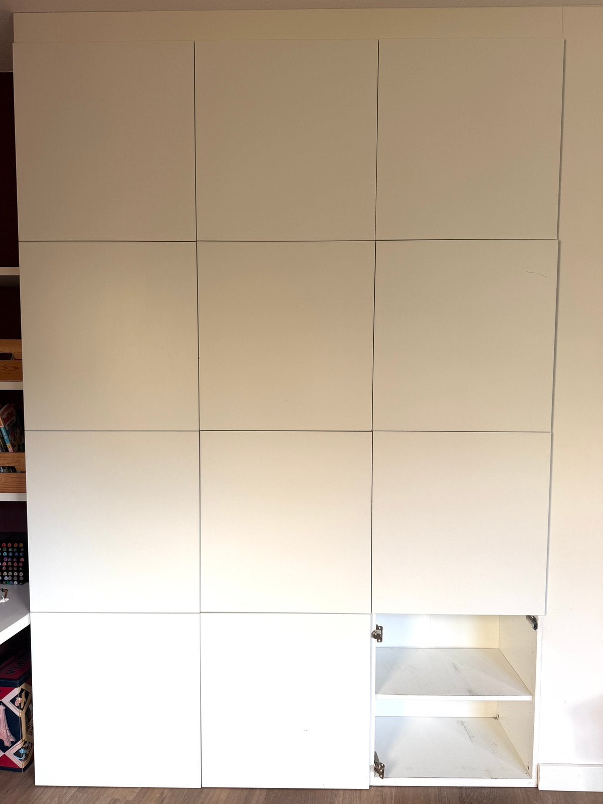 6x Besta Ikea kasten met deuren in mat wit, Huis en Inrichting, Ophalen, Mat wit, 50 tot 100 cm, 25 tot 50 cm