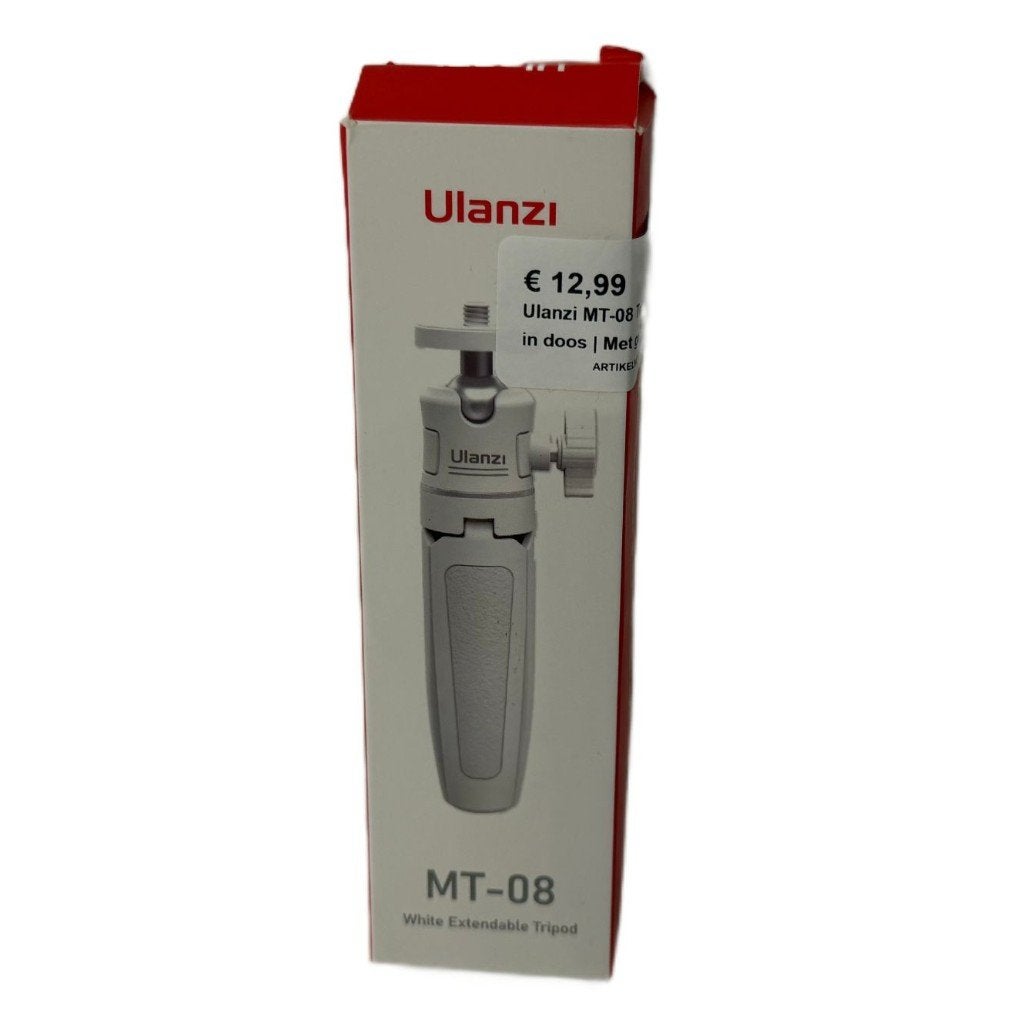 Ulanzi MT-08 Tripod Wit | Nieuw in doos | Met garantie, Overige merken, 125 cm of minder, Dordrecht@usedproducts.nl, Toulonselaan 72