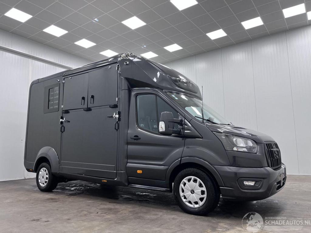 Ford Transit 2.0 TDCI Autom. STX Paardenwagen Navi Clima, Automaat, 1995 cc, Overige carrosserieën, Diesel