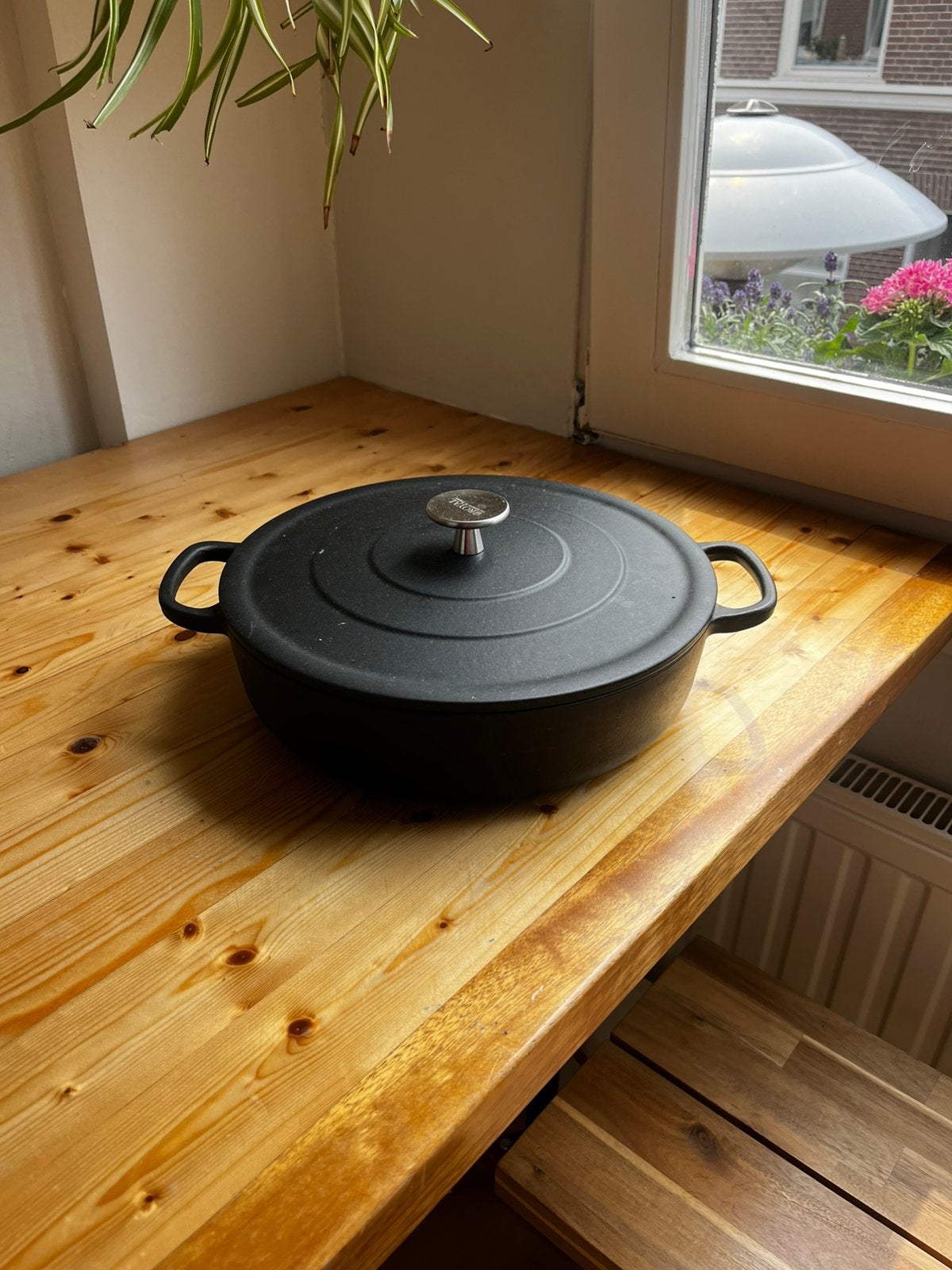 Royal van Kempen & Begeer gietijzeren braadpan, Huis en Inrichting, Keuken | Potten en Pannen, Ophalen, Zo goed als nieuw, Gietijzer