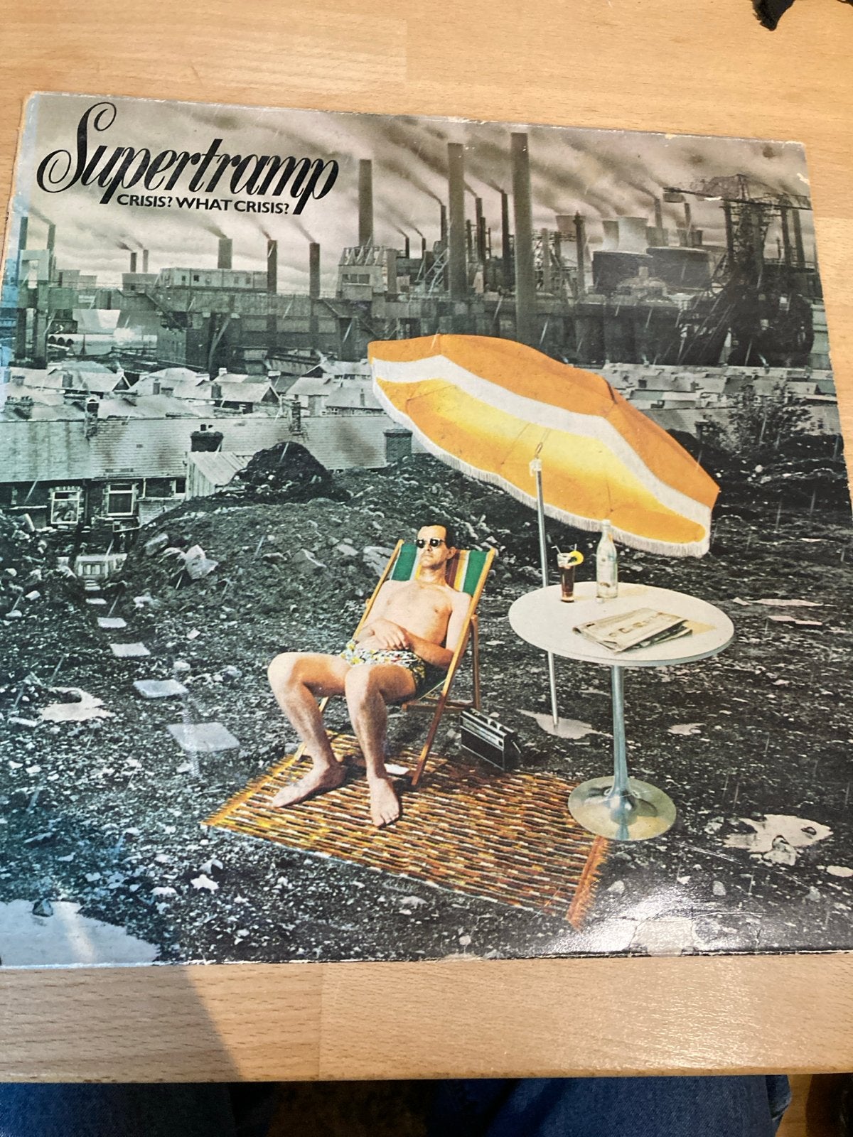 Supertramp - Crisis? What Crisis? LP (1975) met lichte krass, LP, Gebruikt, Pop, Ophalen of Verzenden