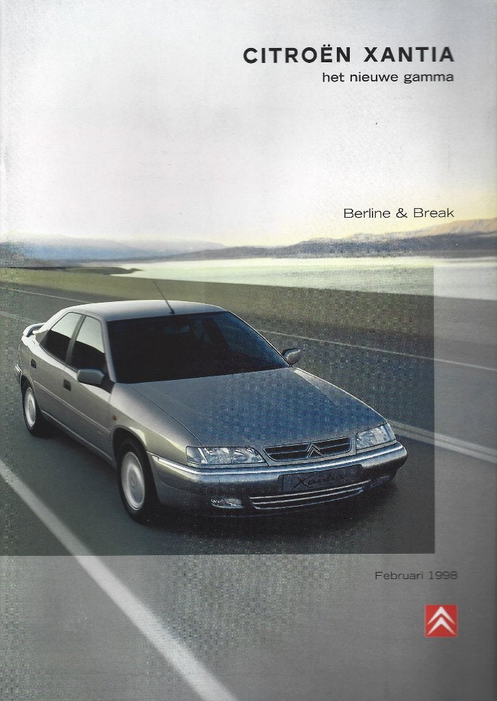 Brochure Citroen Xantia Februari 1998, Ophalen of Verzenden, Gelezen, Citroën