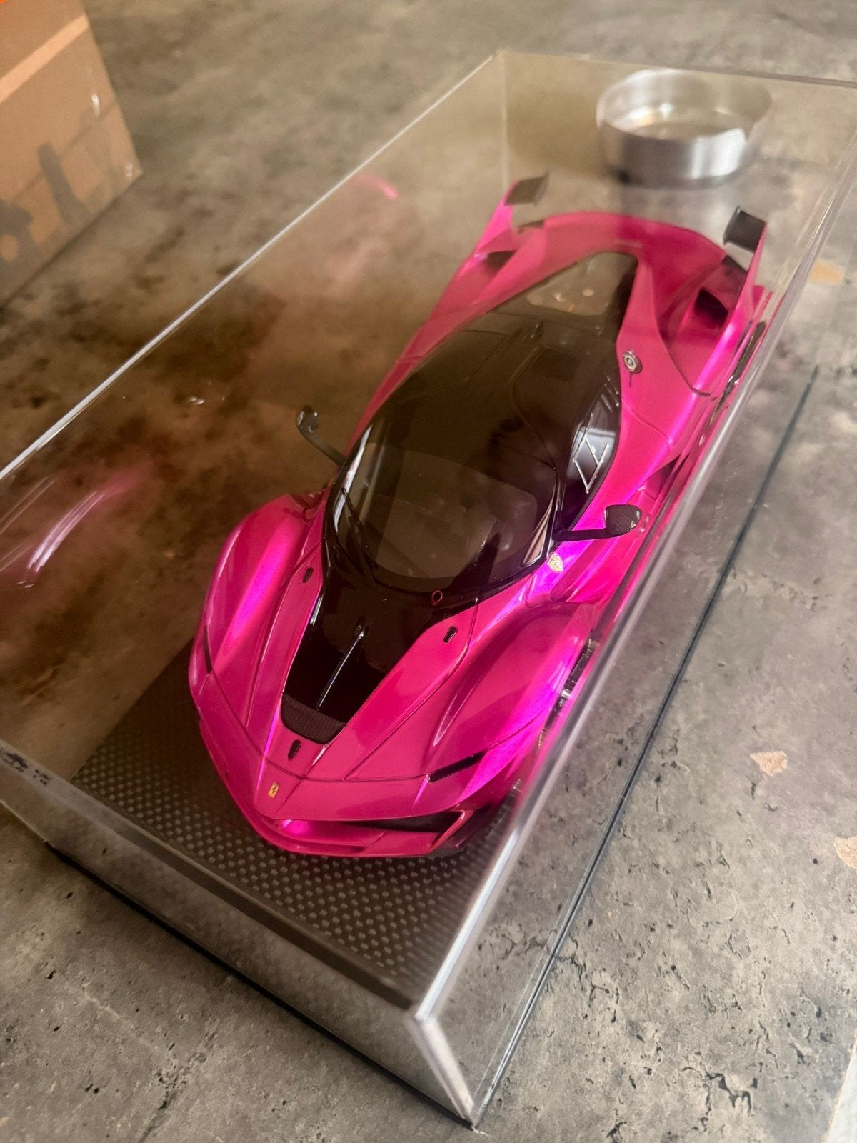 Ferrari FXX K MR Collection 1/15 enige op carbon base, Overige merken, Auto, Ophalen of Verzenden, Zo goed als nieuw