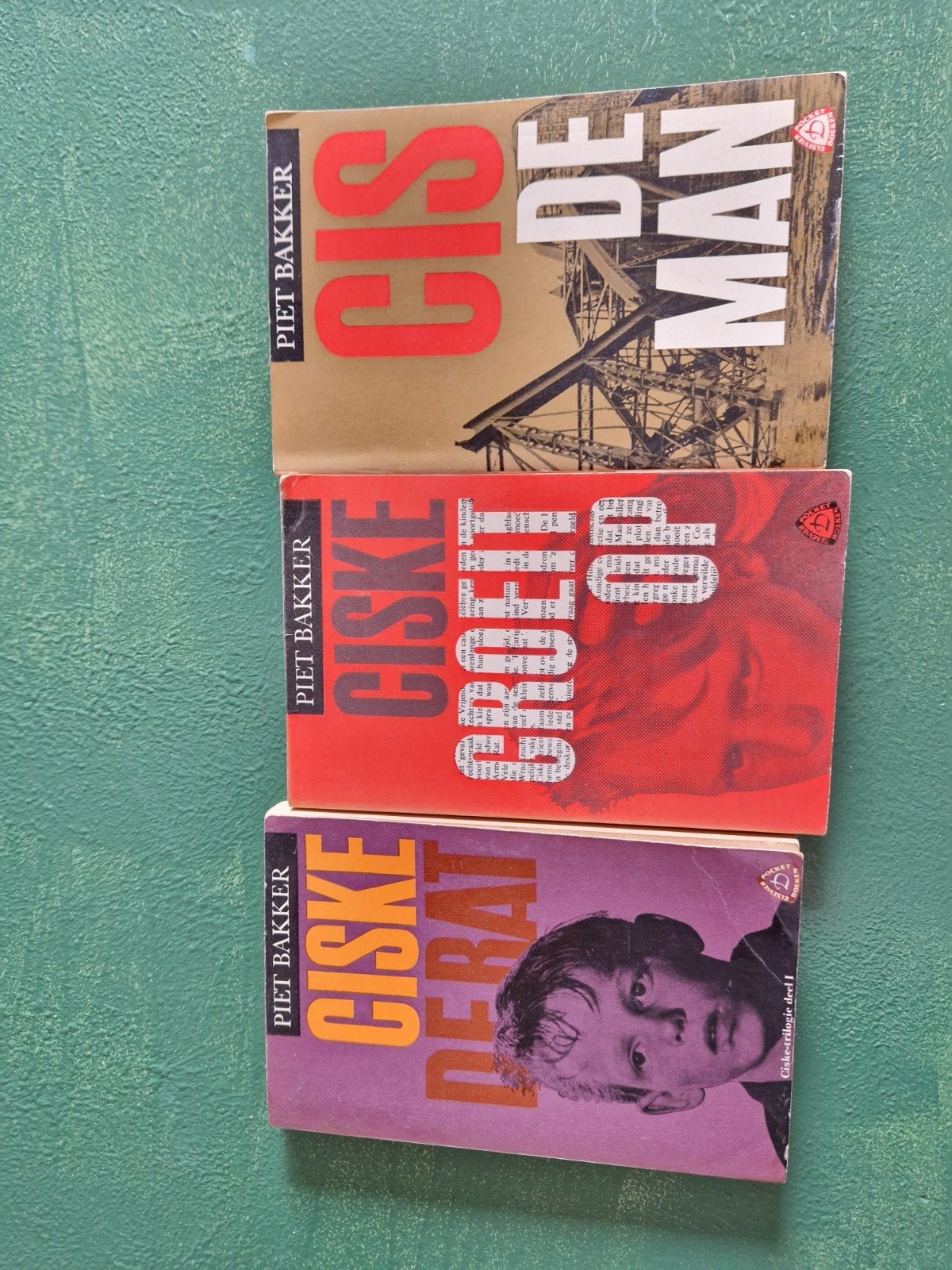Piet Bakker - Ciske de Rat, Groeit op, de Man (3 boeken), Ophalen of Verzenden, Gelezen, Piet Bakker