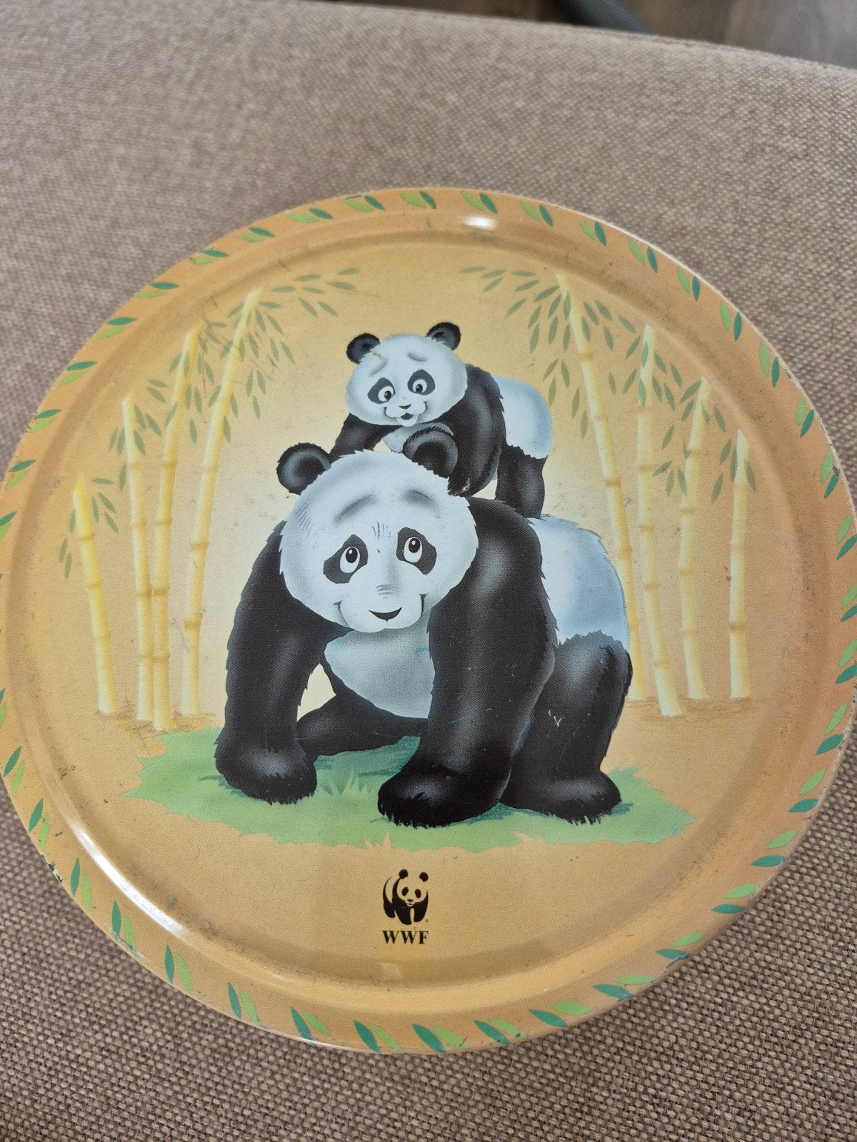 Koektrommel panda wwf, Verzamelen, Ophalen