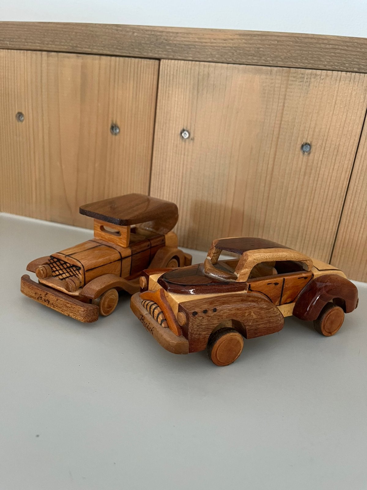 Vintage houten auto, Ophalen of Verzenden, Zo goed als nieuw, Dier