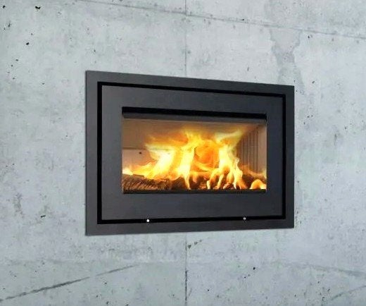 Superdeal nieuwe grijze inzet houthaard van Lotus type H 470, Ophalen of Verzenden, Nieuw, Inzethaard, Houthaard
