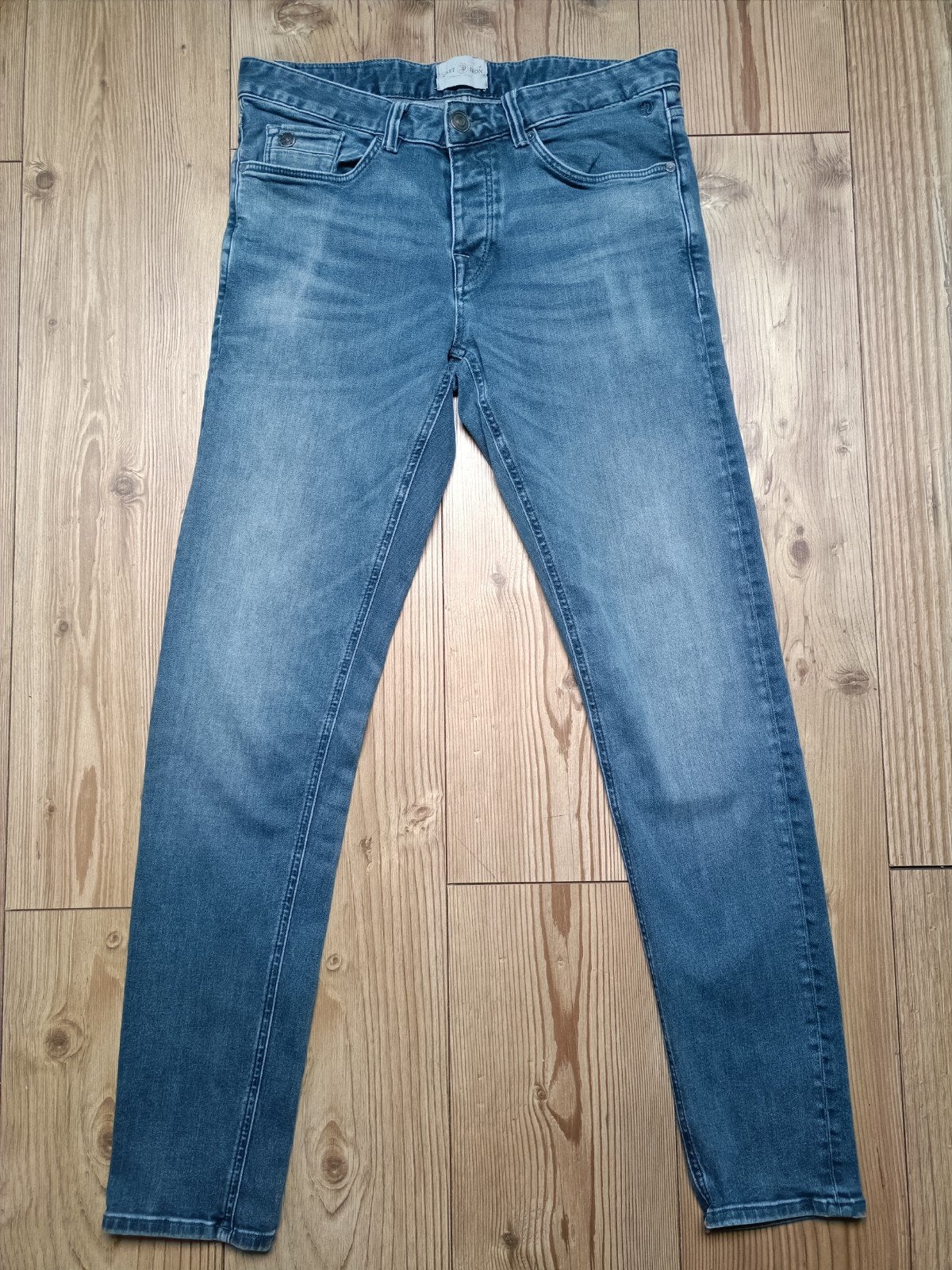 Cast Iron stretch maat 31-32, Ophalen of Verzenden, Gedragen, Blauw, W32 (confectie 46) of kleiner