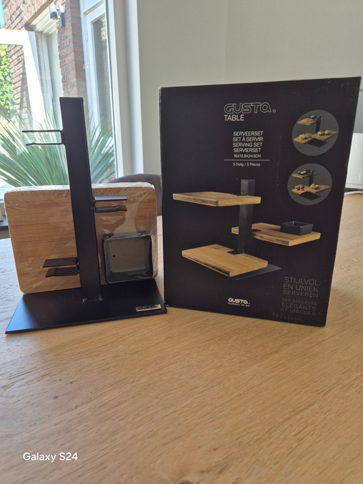 Nieuw Gusta Table Serveerset, Huis en Inrichting, Ophalen, Overige merken, Overige typen, Nieuw