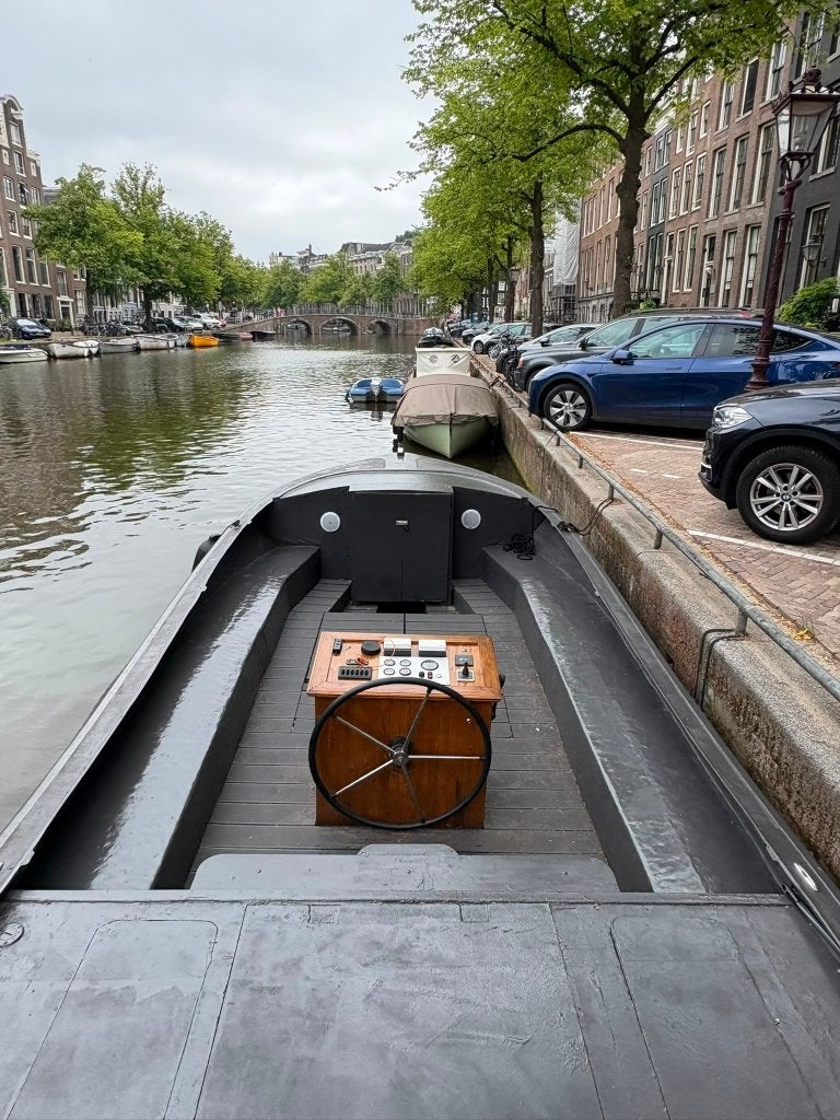 Norsafe reddingsloep (8.5x3) WC & 4cil. motor + boegschroef, Ophalen, Binnenboordmotor, Diesel, Zo goed als nieuw