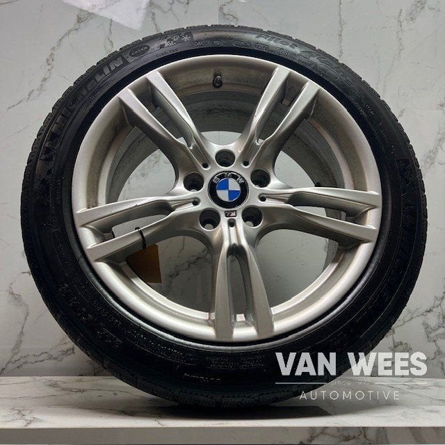Bmw 3-Serie E90 F30 F34 225/50/18 INCH STYLING 400 M Contine, Gebruikt, -, -, Banden en Velgen