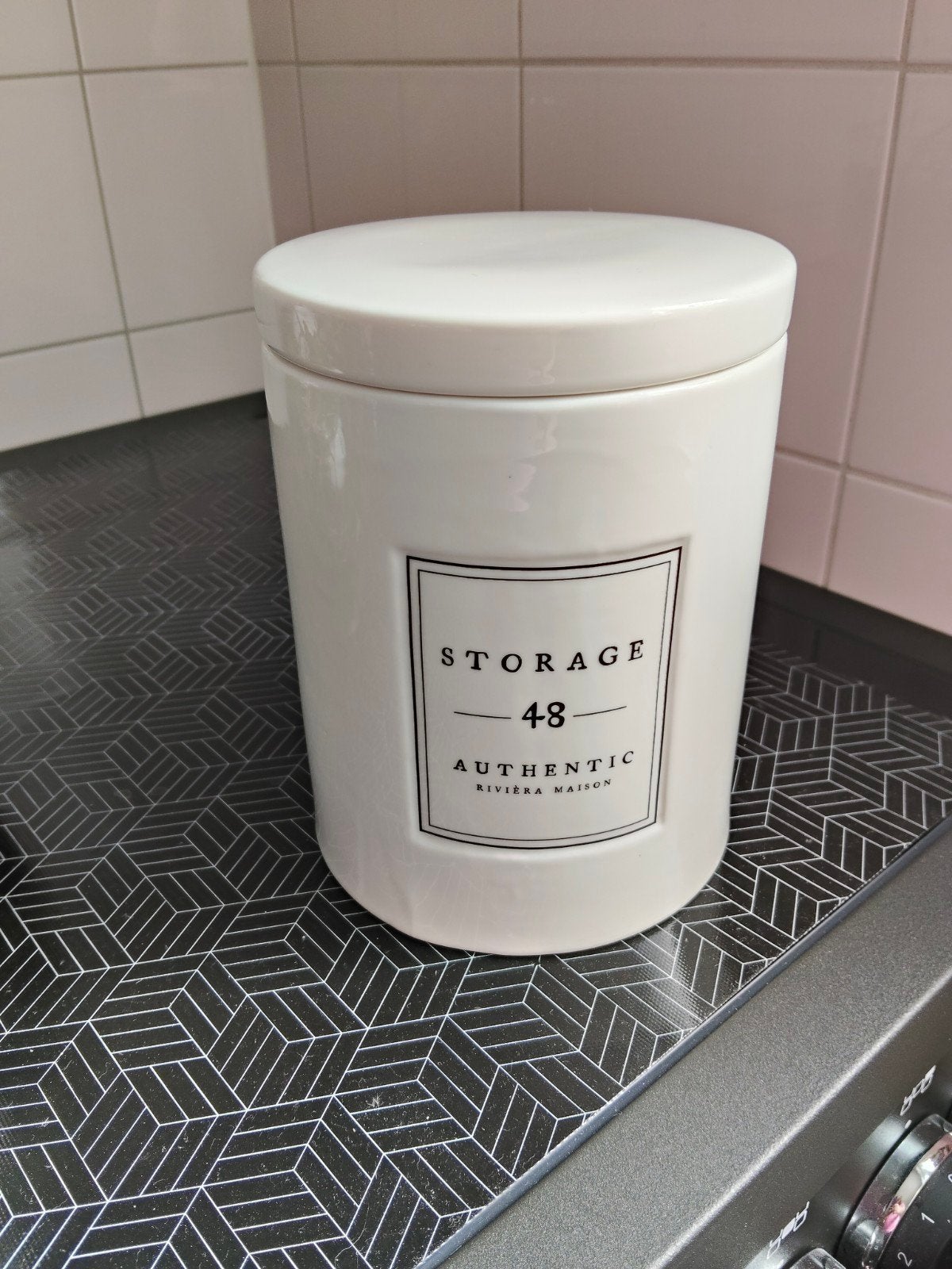 Riviera Maison storagepot, Huis en Inrichting, Keuken | Servies, Overige typen, Ophalen of Verzenden, Zo goed als nieuw, Overige stijlen