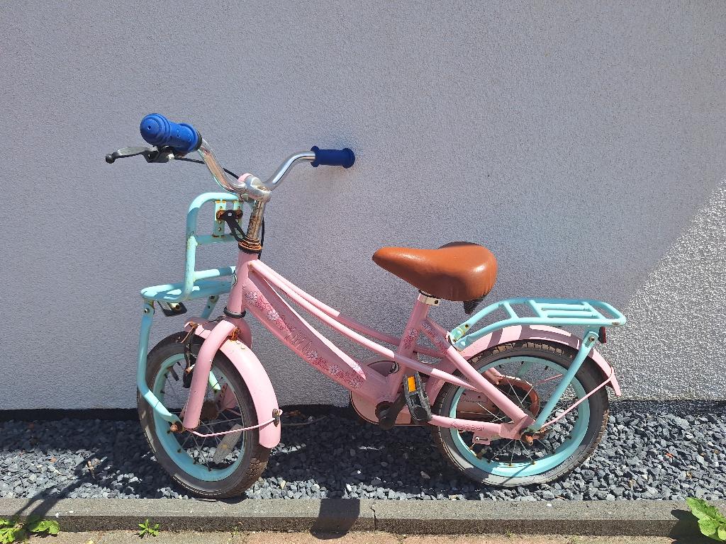 Kinderfiets, Ophalen, Terugtraprem, Gebruikt, Minder dan 16 inch