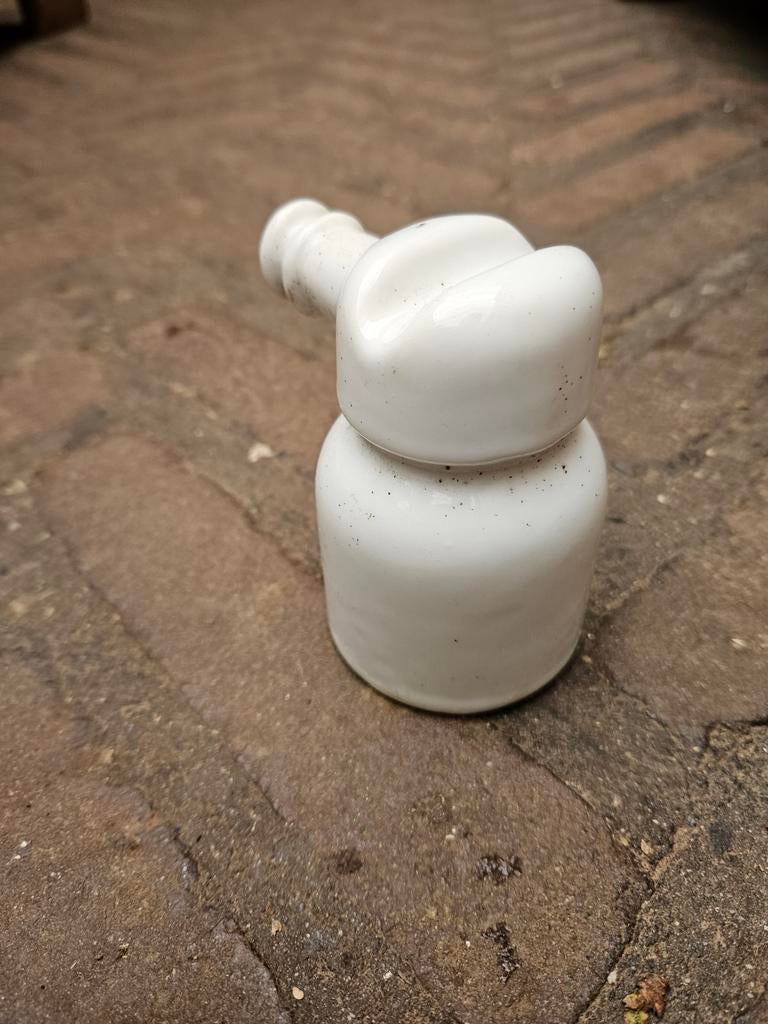 Vintage Porseleinen Isolator - Decoratief Onderdeel, Antiek en Kunst, Ophalen