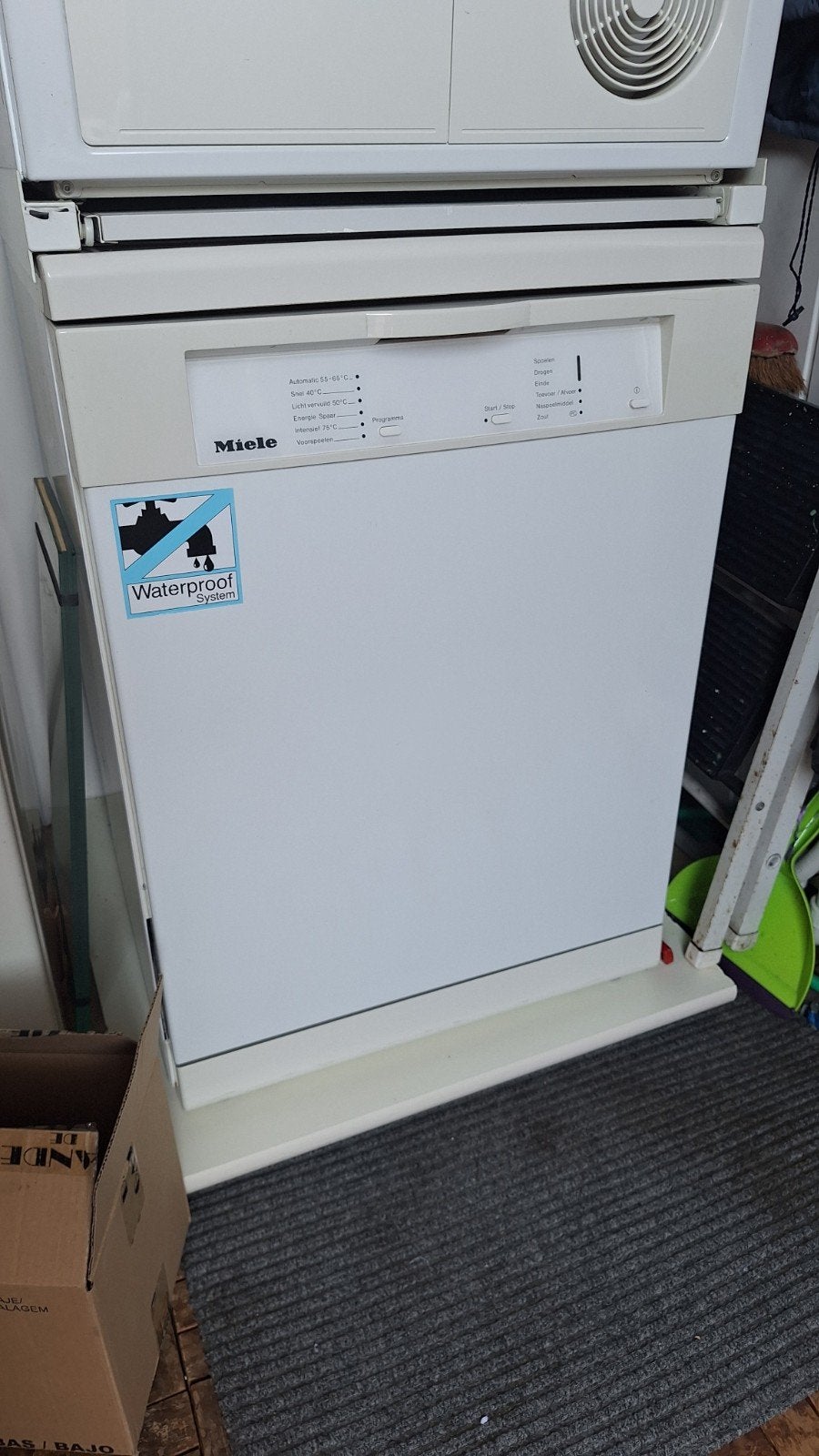 Miele vaatwasser met Waterproof System, Witgoed en Apparatuur, Vaatwasmachines, Ophalen, Gebruikt, 60 cm of meer, 85 tot 90 cm