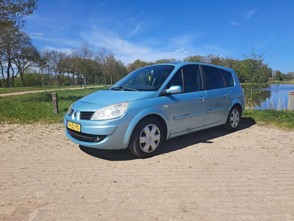Renault Grand Scenic 2.0 16V 99KW 2008 Blauw 7 persoons, Auto's, Voorwielaandrijving, 1998 cc, 4 cilinders, Blauw