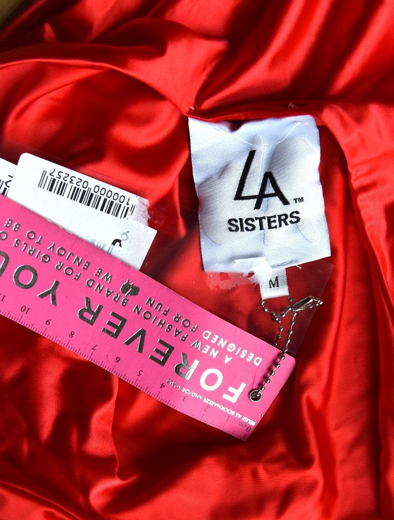 Nieuw LA Sisters satin badpak, bathing suit, rood, Mt. M, Kleding | Dames, LA Sisters, Verzenden, Nieuw, Badpak
