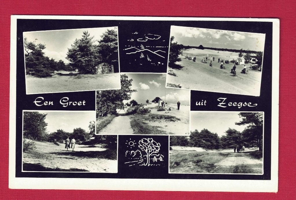 Zeegse (Dr.) - Een groet uit... - 1961 (pst. Zuidlaren 1961), Ophalen of Verzenden, 1960 tot 1980, Gelopen, Drenthe