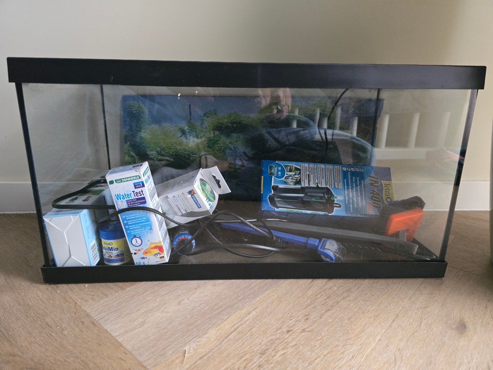 Aquarium met alle toebehoren, Dieren en Toebehoren, Ophalen of Verzenden, Leeg aquarium