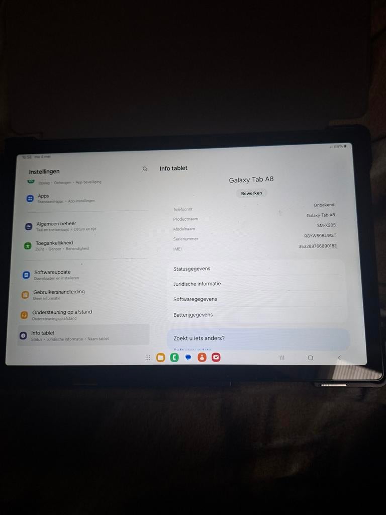 Samsung Galaxy Tab A8 - Zo goed als nieuw, Computers en Software, Windows Tablets, Ophalen of Verzenden, Zo goed als nieuw, 10 inch