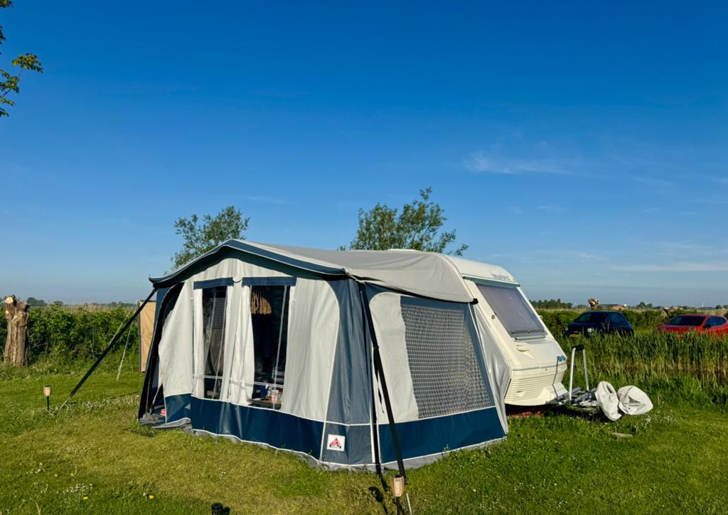 Dorema voortent maat 6, Caravans en Kamperen, Ophalen, Gebruikt, Dorema
